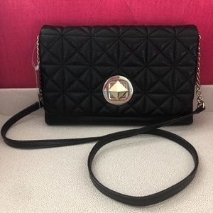 Kate Spade Black Quilted Shoulder Bag